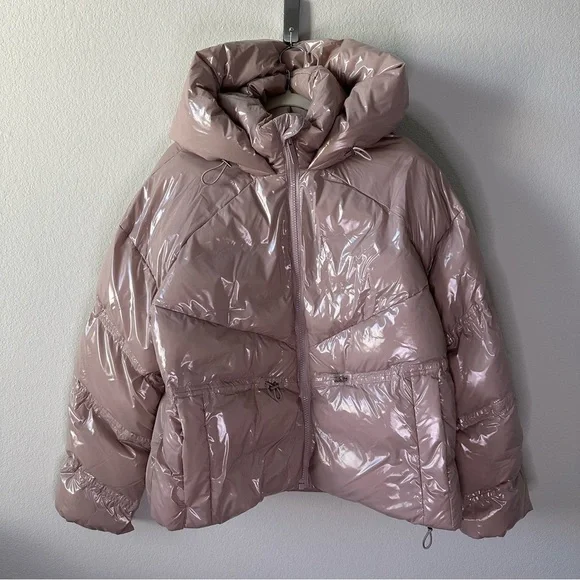 ALO YOGA Stunner Puffer Jacket in Dusty Punk SZ M - Picture 3 of 11